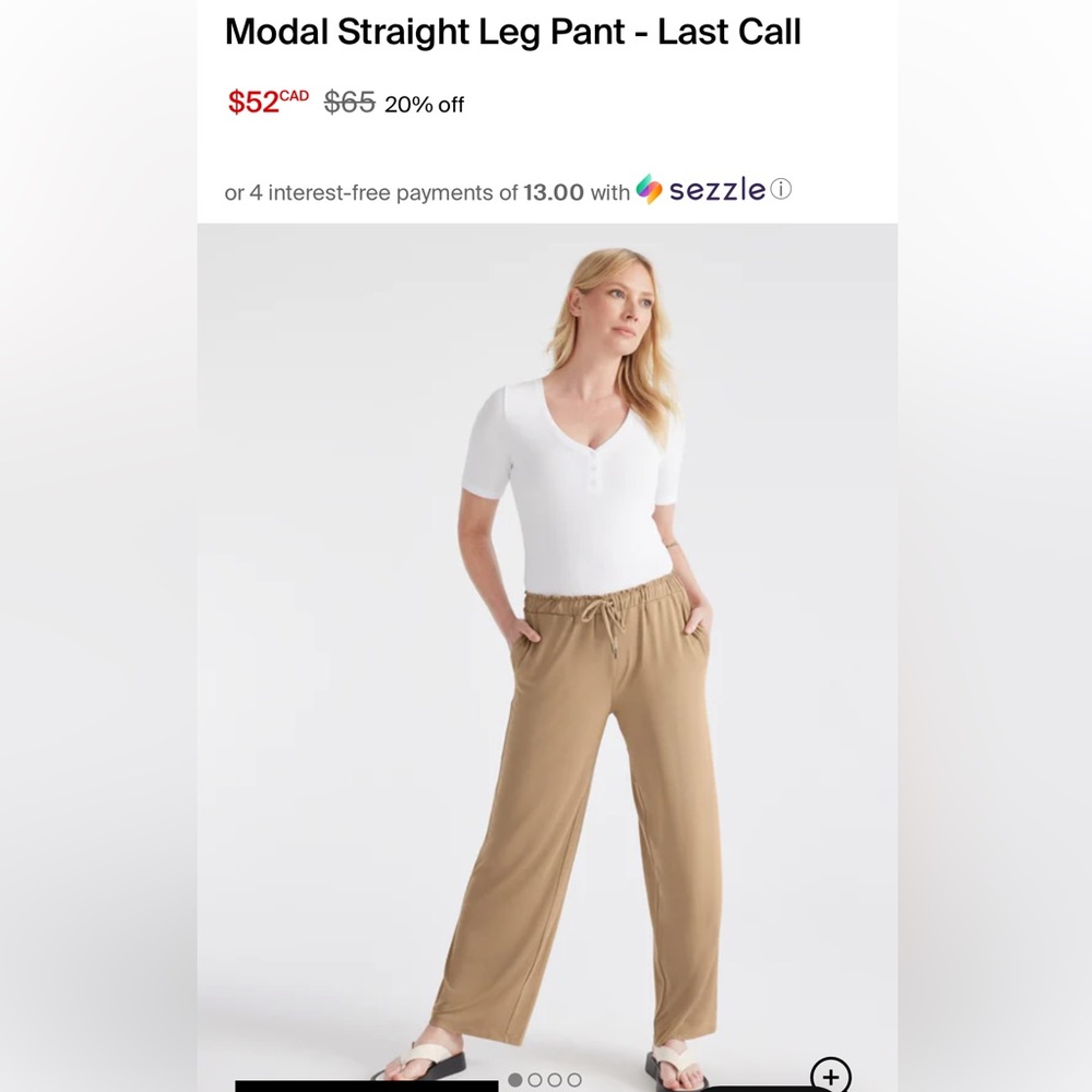 Knix Modal Extra Small pants (worn once and washed once)